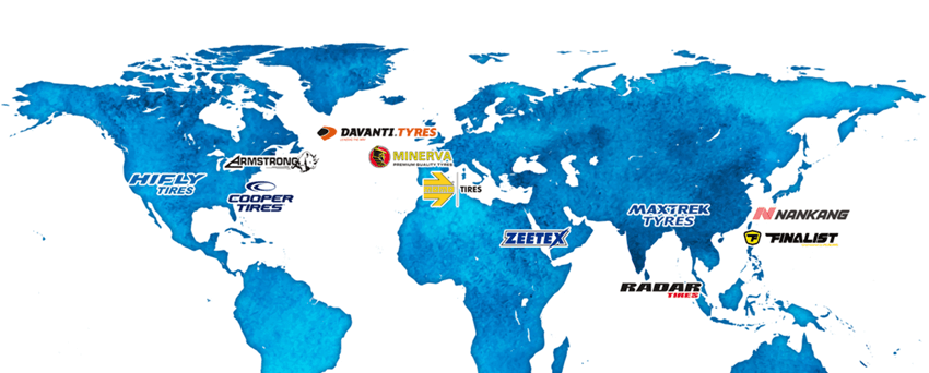 世界各地のタイヤメーカー