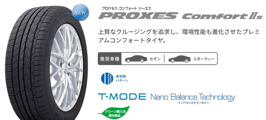 トーヨータイヤ　プロクセス　コンフォートツーエス