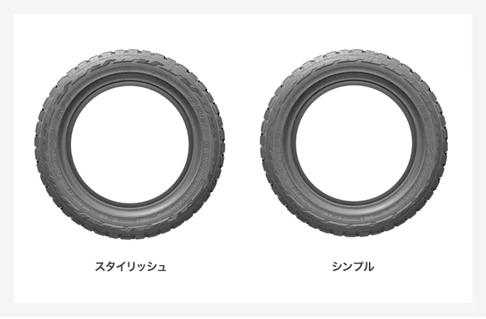 オープンカントリーRTのサイド部